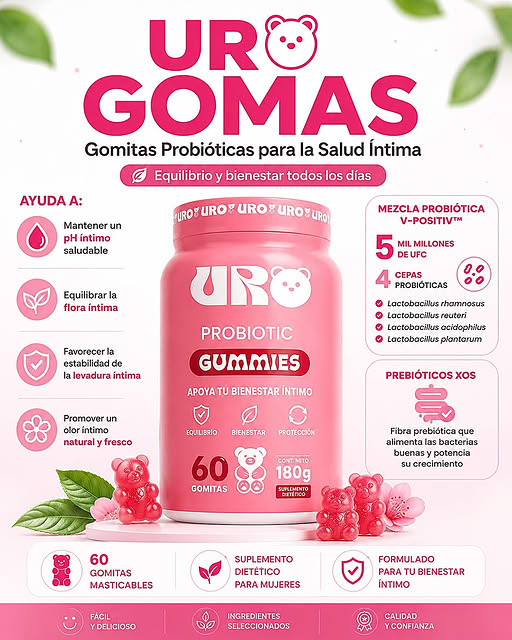 Beneficios y composición de URO gomitas