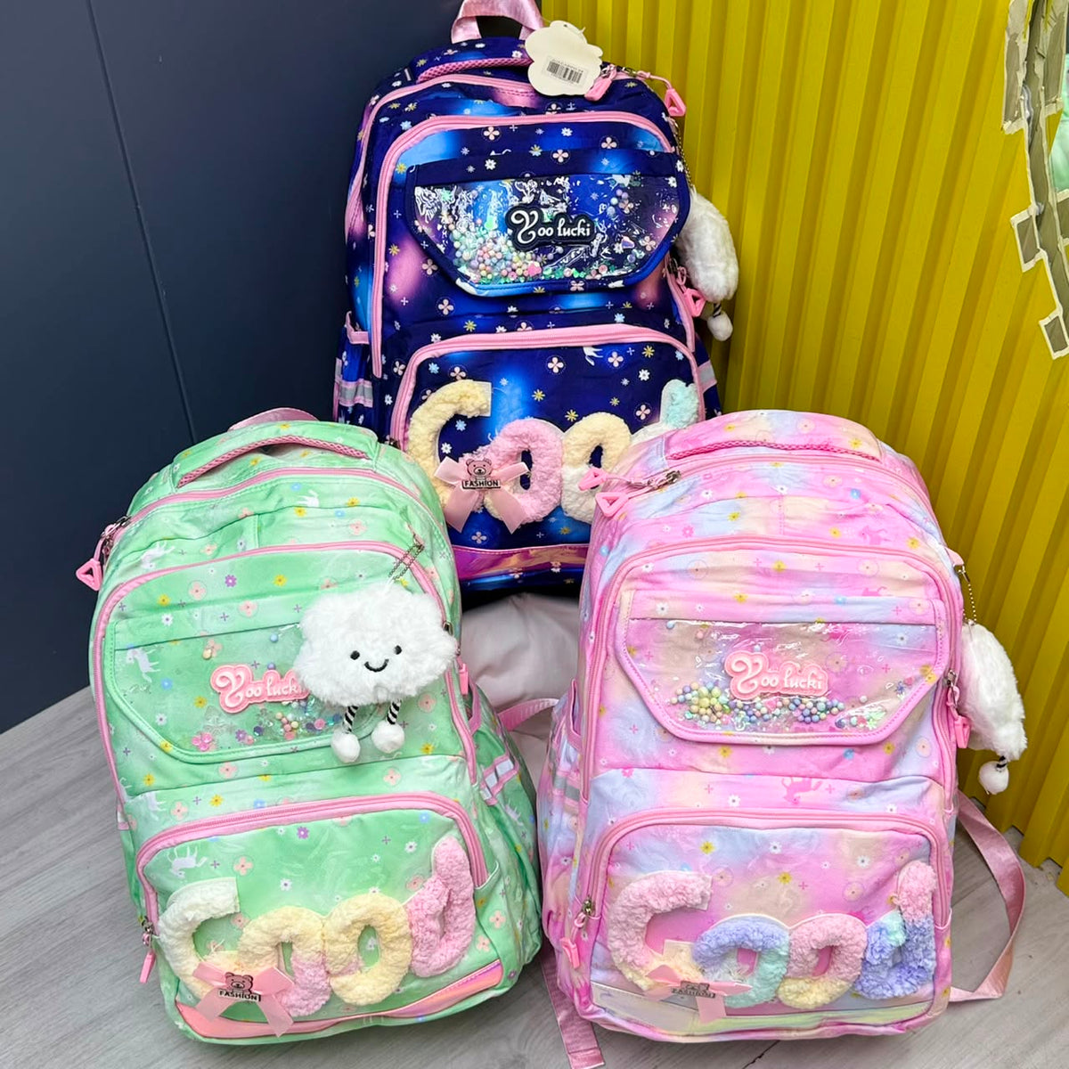 Colores disponibles de la Mochila Kawaii