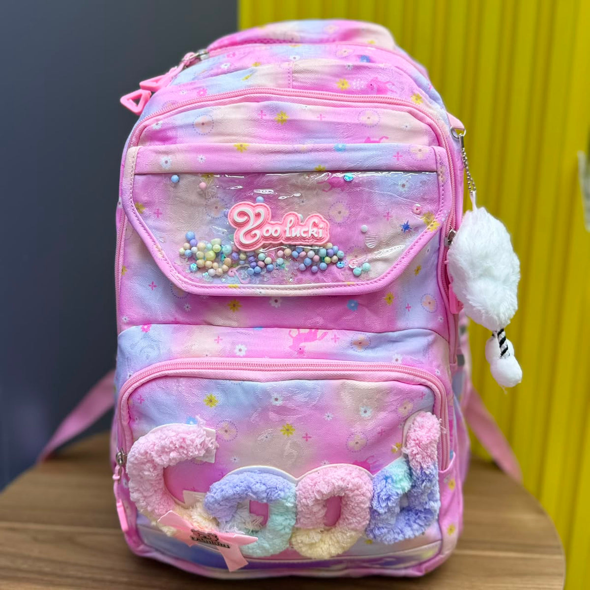 Mochila Kawaii color rosa