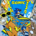 Traje de baño para niño diseño Sonic