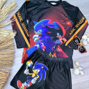 Traje de baño para niño diseño Sonic y Shadow