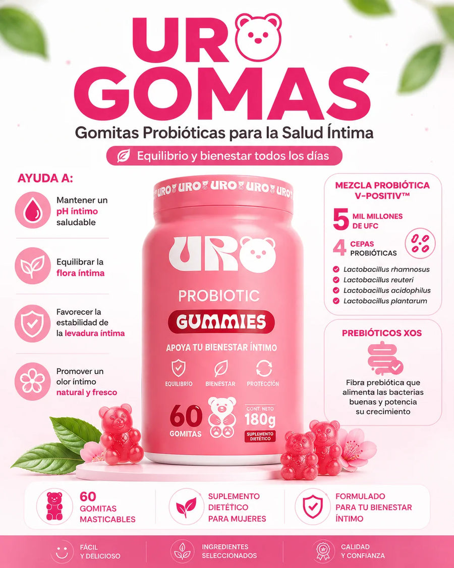 Mezcla probiótica V-Positiv y prebióticos XOS de URO